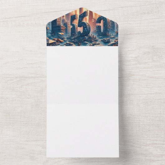 Machen Sie sich selbst All In One Einladung (Innen Boden)