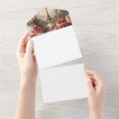 Machen Sie sich selbst All In One Einladung (Abreißen)