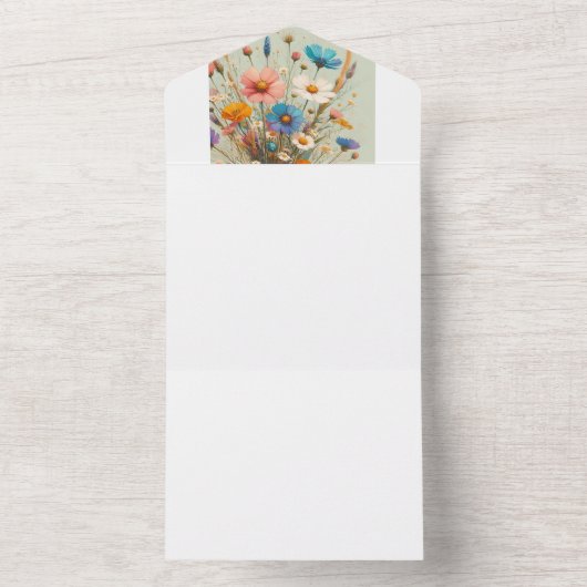 Machen Sie sich selbst All In One Einladung (Innen Boden)