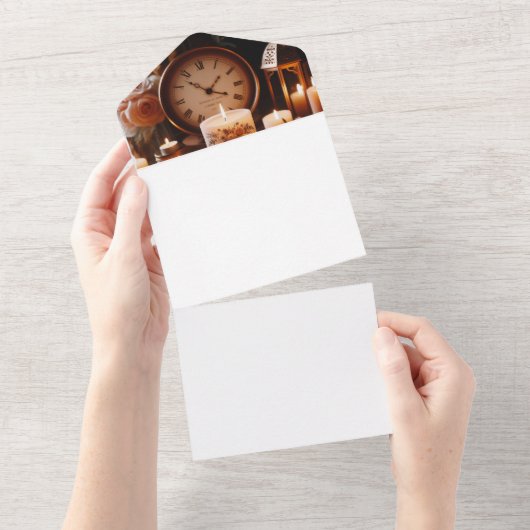 Machen Sie sich selbst All In One Einladung (Abreißen)