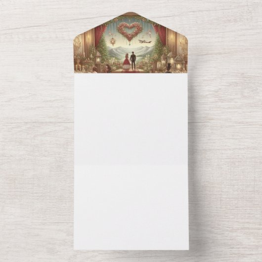 Machen Sie sich selbst All In One Einladung (Innen Boden)