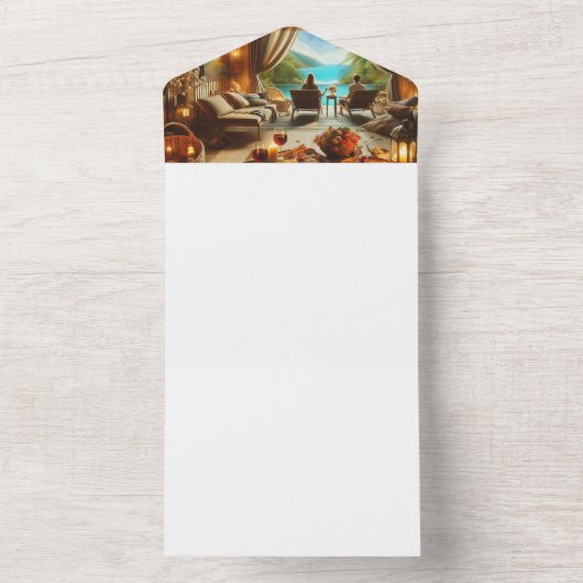 Machen Sie sich selbst All In One Einladung (Innen Boden)