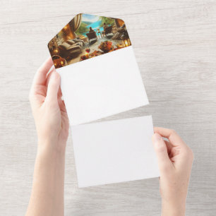 Machen Sie sich selbst All In One Einladung