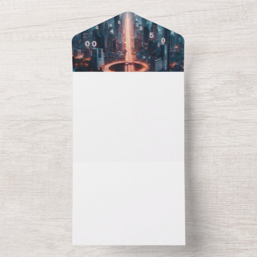 Machen Sie sich selbst All In One Einladung (Innen Boden)