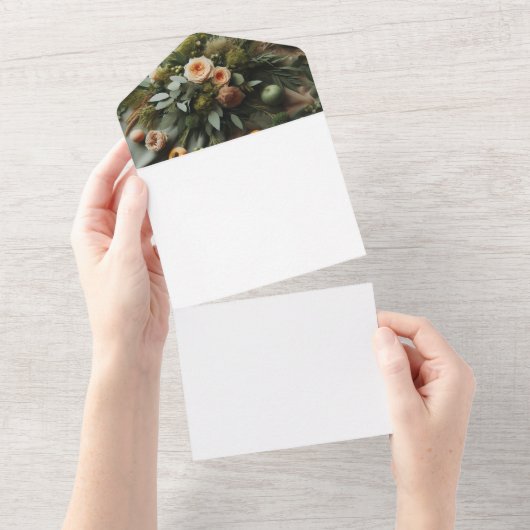 Machen Sie sich selbst All In One Einladung (Abreißen)