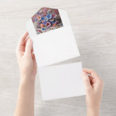 Machen Sie sich selbst All In One Einladung (Abreißen)