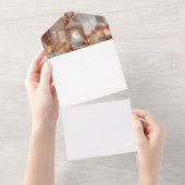 Machen Sie sich selbst All In One Einladung (Abreißen)