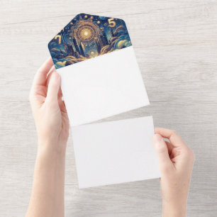 Machen Sie sich selbst All In One Einladung