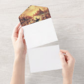 Machen Sie sich selbst All In One Einladung (Abreißen)