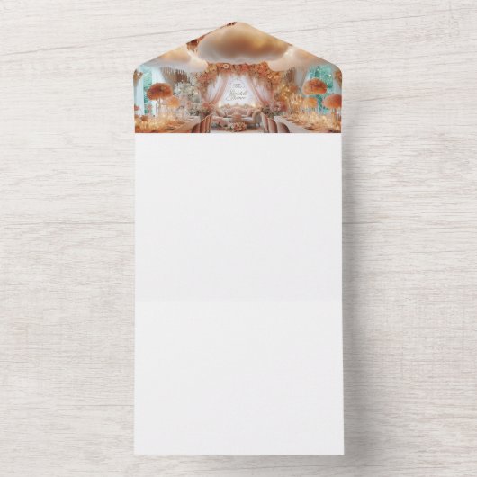 Machen Sie sich selbst All In One Einladung (Innen Boden)