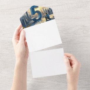 Machen Sie sich selbst All In One Einladung