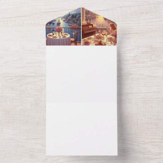 Machen Sie sich selbst All In One Einladung (Innen Boden)