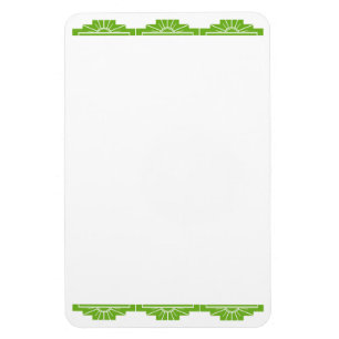 Machen Sie sich selbst - Art Deco Sunburst White u Magnet