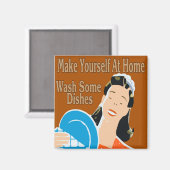 Machen Sie sich selbst bei Zuhause Wash Geschirr Magnet (Vorderseite/Rückseite)