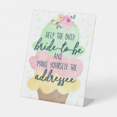 Machen Sie sich selbst das Adressatenprogramm Sockelschild (Vorderseite)