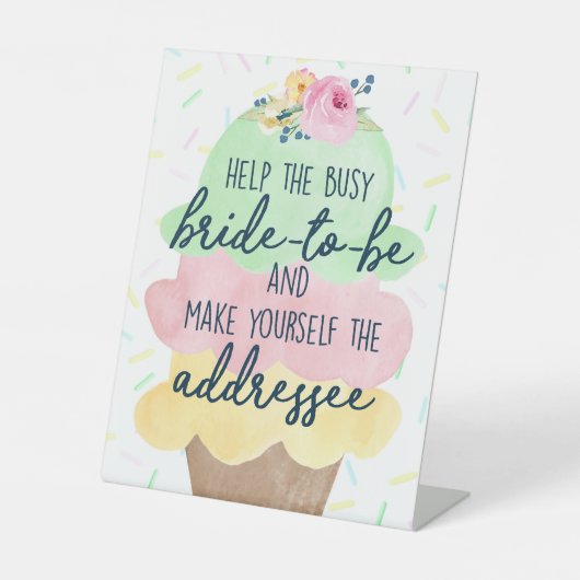 Machen Sie sich selbst das Adressatenprogramm Sockelschild (Vorderseite)