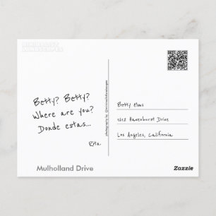 Machen Sie sich selbst Postkarte