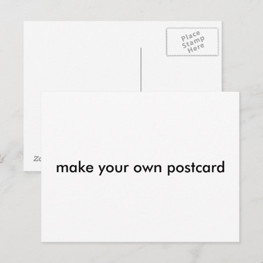 Machen Sie sich selbst Postkarte (Vorne/Hinten)