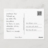 Machen Sie sich selbst Postkarte (Rückseite)