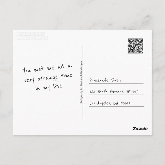 Machen Sie sich selbst Postkarte (Rückseite)