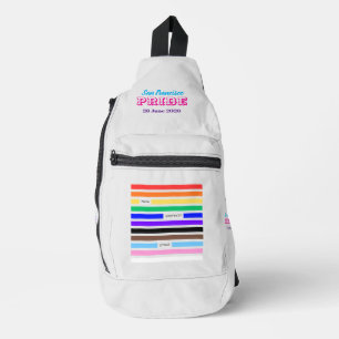 Machen Sie sich stolz Regenbogen-Redaktion Pride 2 Crossbody Bag