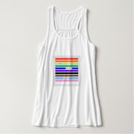Machen Sie sich stolz Regenbogen-Redaktion Pride 2 Tank Top