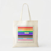Machen Sie sich stolz Regenbogen-Redaktion Pride 2 Tragetasche (Vorne)