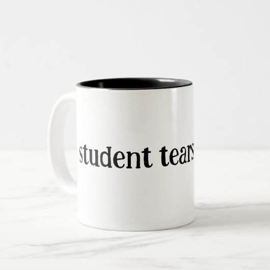 Machen Sie sich über Ihre Schüler lustig ^,^ Zweifarbige Tasse (Vorderseite Links)