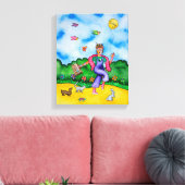 Machen Sie sich Zeit für fröhliche Momente von Rit Leinwanddruck (Insitu (Wohnzimmer))