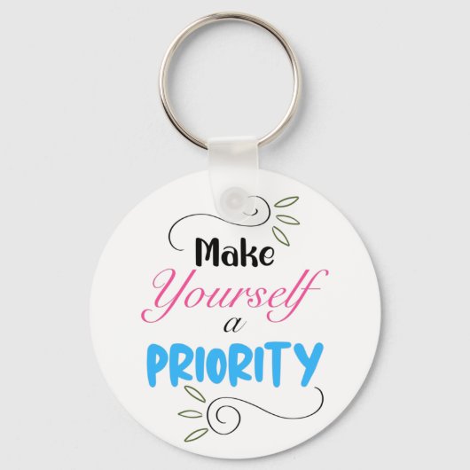 Machen Sie sich zu einem Motivierend Klassiker Schlüsselanhänger (Vorderseite)