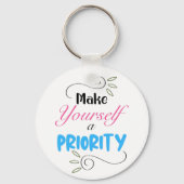 Machen Sie sich zu einem Motivierend Klassiker Schlüsselanhänger (Rückseite)