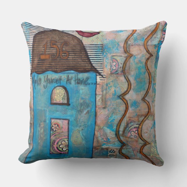 Machen Sie sich zu Hause Kissen (Vorderseite)