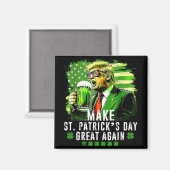 Machen Sie St. Patricks Day wieder großartig US Fl Magnet (Vorderseite/Rückseite)