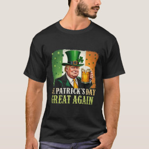 Machen Sie St. Patrick's Great Again Trump Irish T-Shirt