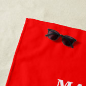 Machen Sie Strandtücher wieder zum Besten (Beispiel)