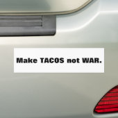 Machen Sie TACOS keinen KRIEG! Autoaufkleber (Auf Auto)
