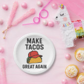 Machen Sie Tacos wieder groß Pappteller (Party)