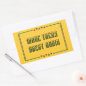 Machen Sie Tacos wieder groß Rechteckiger Aufkleber (Umschlag)