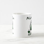 Machen Sie Tee-nicht Krieg lustigen Tassen-Spaß Kaffeetasse (Mittel)