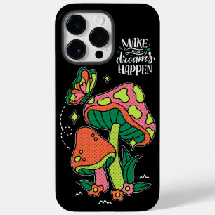 Machen Sie Träume wahr Farbenfrohe Pilze Schmett Case-Mate iPhone 14 Pro Max Hülle