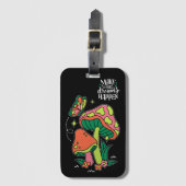 Machen Sie Träume wahr | Farbenfrohe Pilze Schmett Gepäckanhänger (Vorderseite Vertikal)