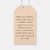 Machen Sie Träume wahr | Farbenfrohe Pilze Schmett Geschenkanhänger (Rückseite)