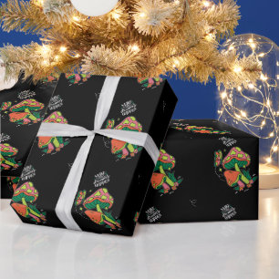 Machen Sie Träume wahr Farbenfrohe Pilze Schmett Geschenkpapier