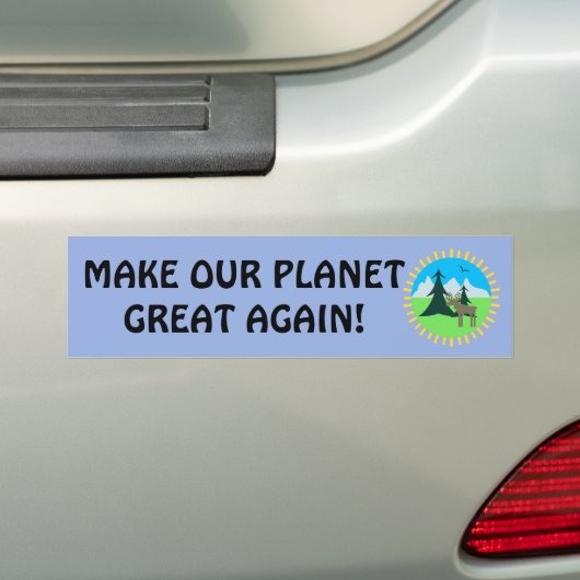 MACHEN SIE UNSER PLANET WIEDER GROSS! AUTOAUFKLEBER (Auf Auto)