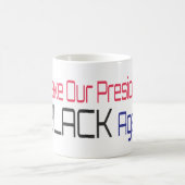 Machen Sie unseren Präsidenten wieder schwarz Obam Kaffeetasse (Mittel)