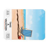 Machen Sie Urlaub Magnet (Horizontal)