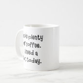 Machen Sie viel Kaffee Kaffeetasse (Vorderseite Links)