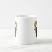 Machen Sie Wappen verrückt (überzogen) Kaffeetasse (Mittel)