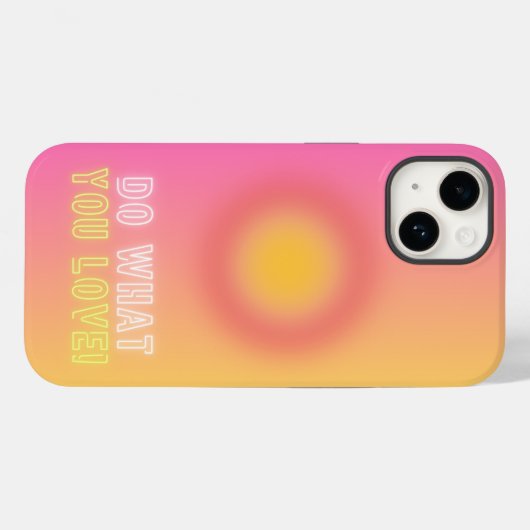 Machen Sie, was Sie Liebe Aura Phone Case (Rückseite (Horizontal))