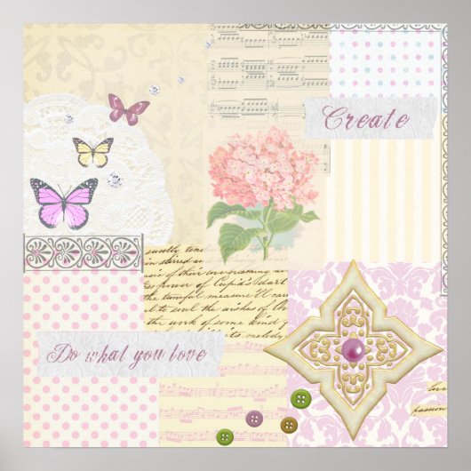 Machen Sie, was Sie Liebe - Erstellen - Girls Post Poster (Vorne)